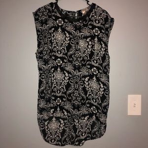 Black Sleeveless Long Top / Dress